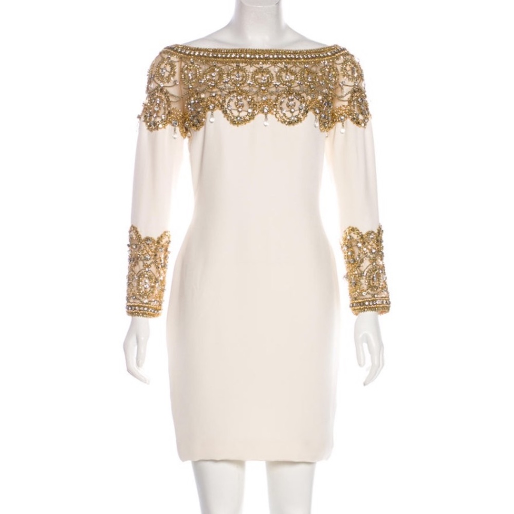 Marchesa embellished mini dress